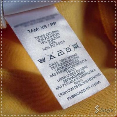 Etiquetas de composição têxtil